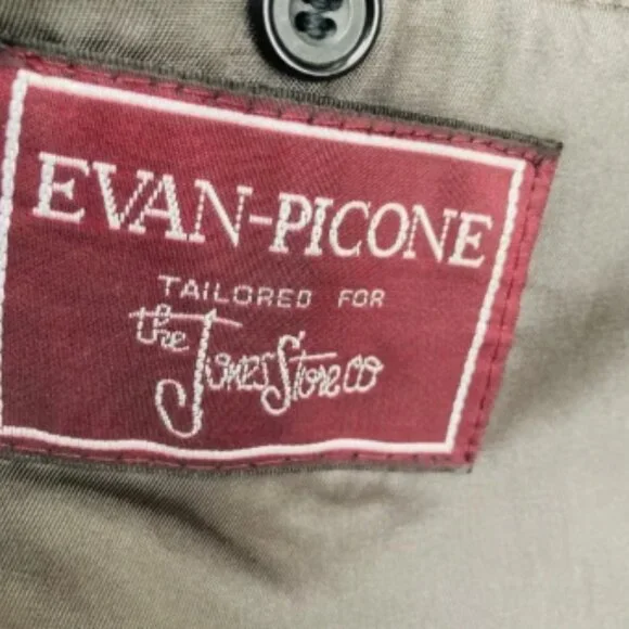 Evan-Picone Sport Coat Tailored for the Jones Co 48R Double Breasted